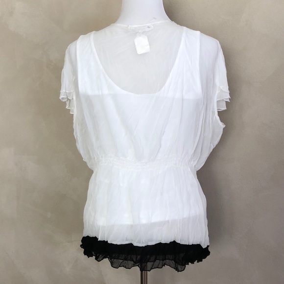NWT Pretty Angel sheer waist tie top - Picture 5 of 7